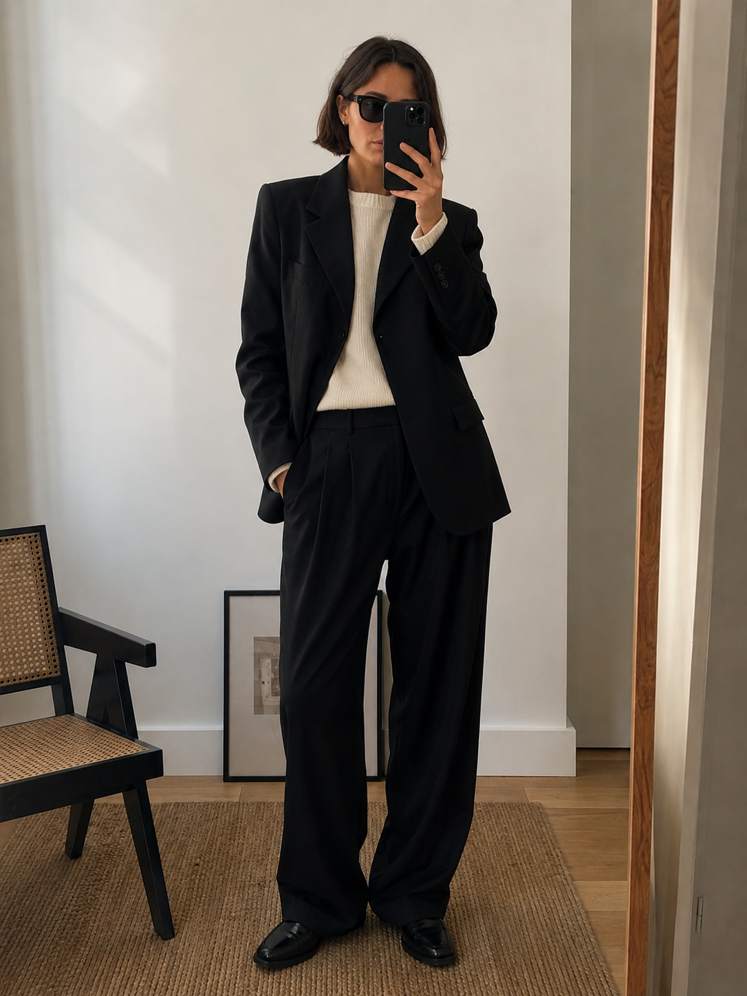 Margot Single-Button Blazer