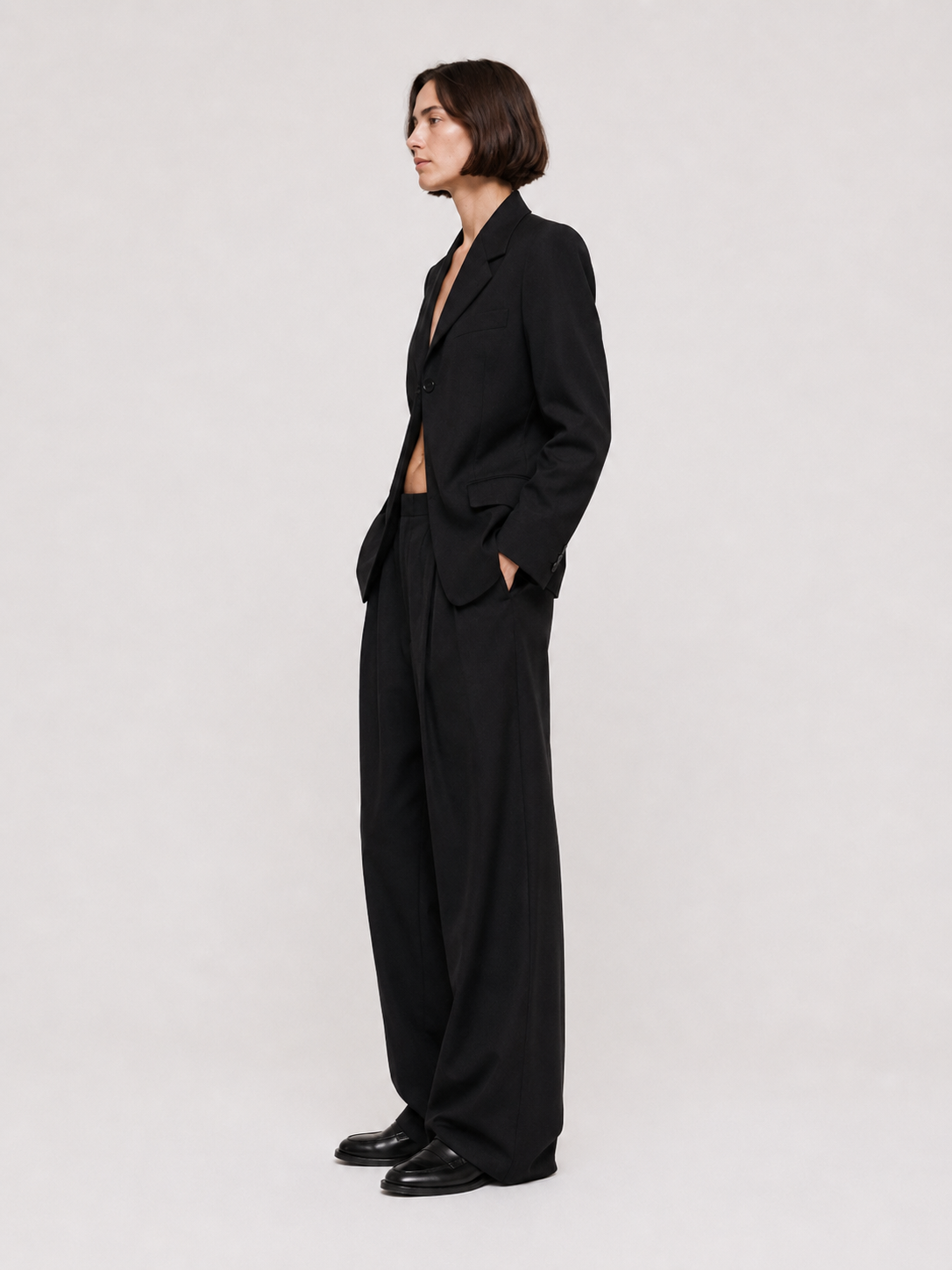 Margot Single-Button Blazer