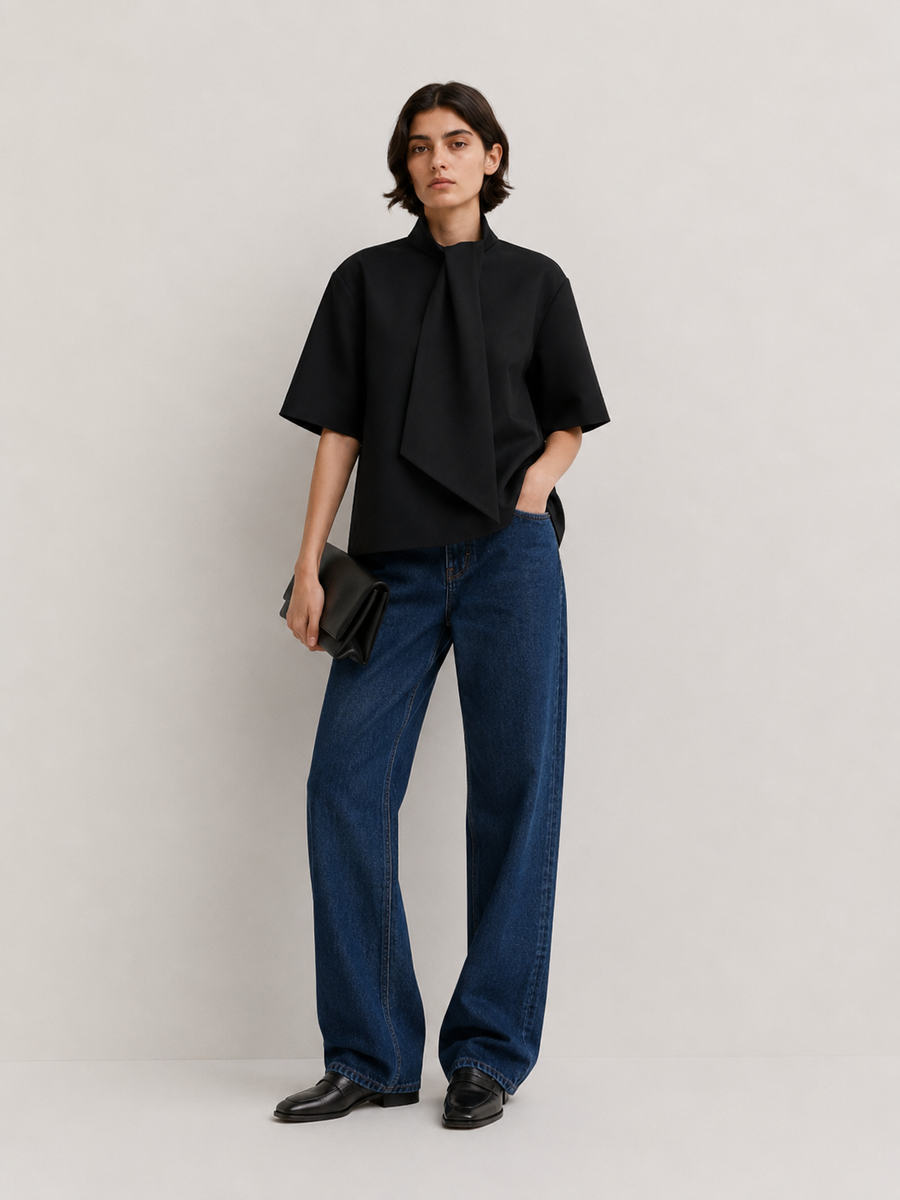 Isolde Tie-Neck Top