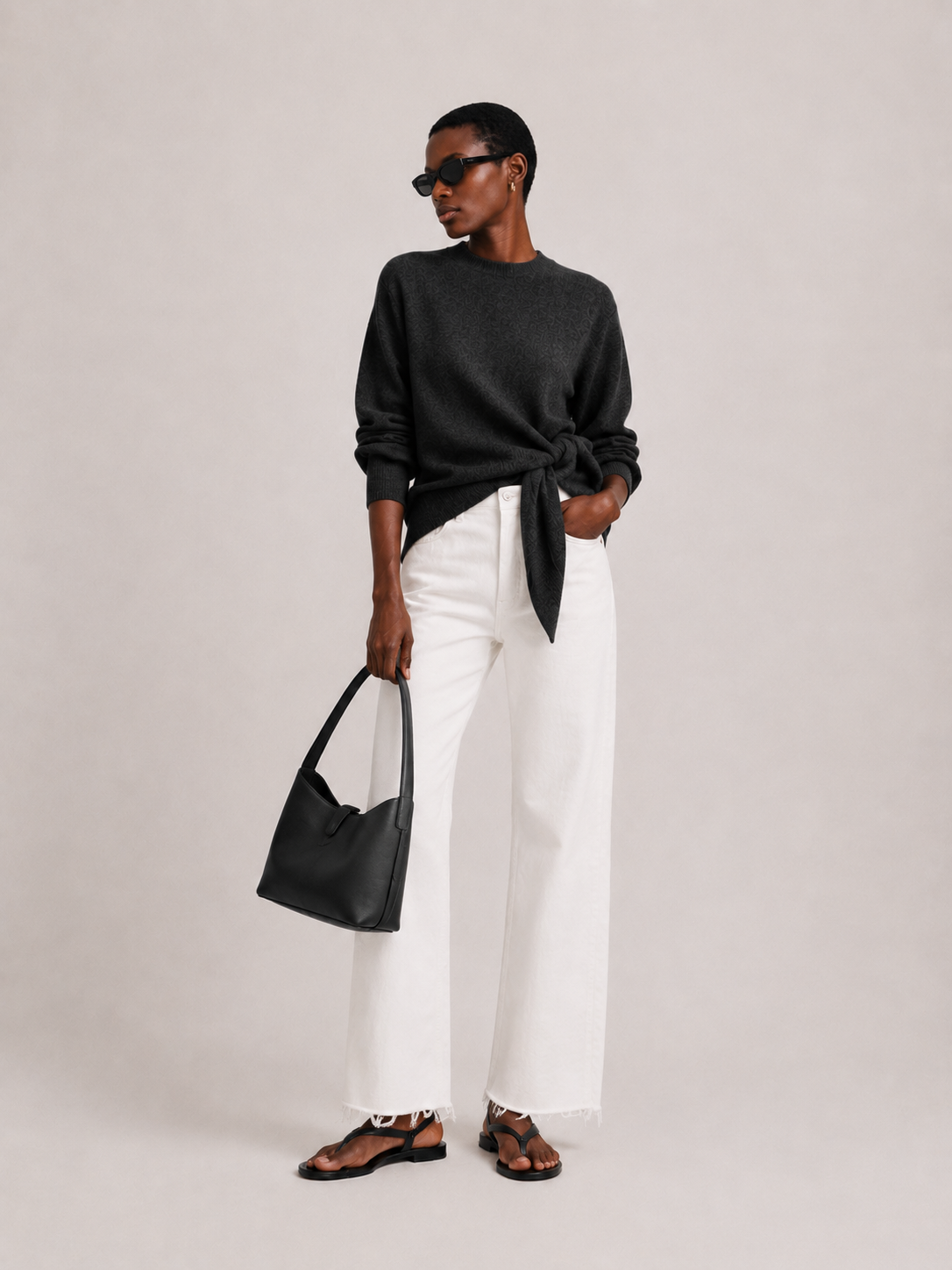 Lune Tie-Front Knit