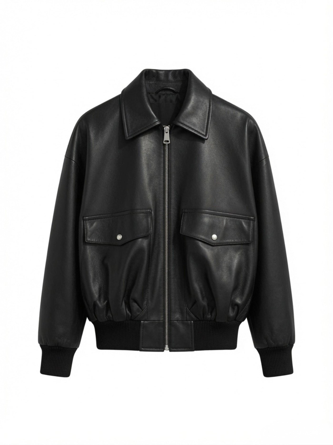 Roan Leather Bomber