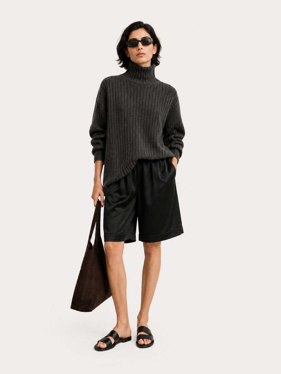 Fenn Ribbed Roll-Neck