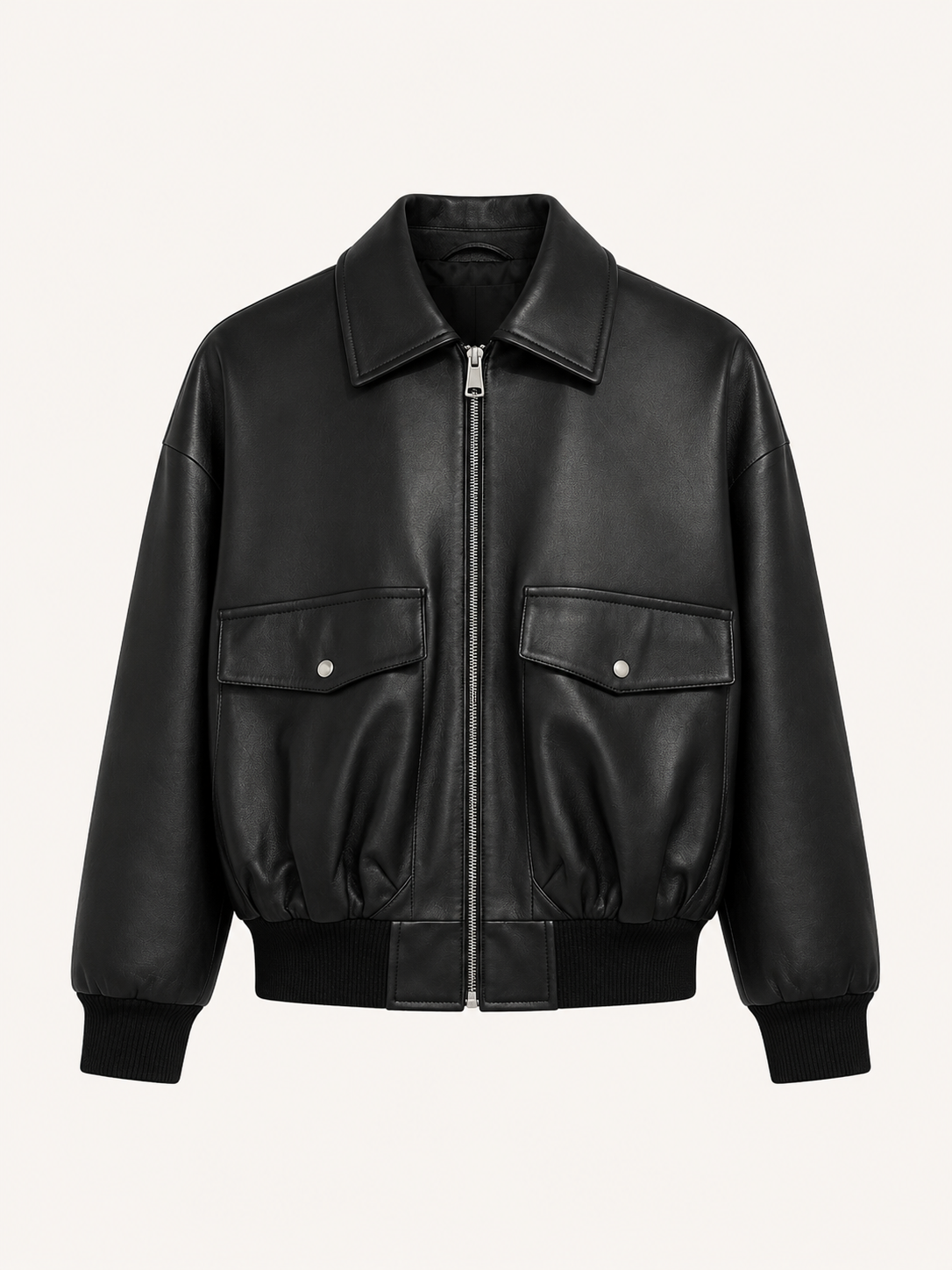 Roan Leather Bomber